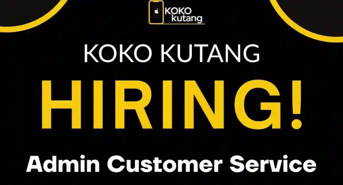 Gaji Rp5 Juta Lebih! Koko Kutang Buka Lowongan Admin Customer Service, Cek Syaratnya di Sini